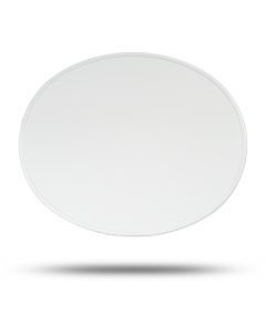 NUMBER PLATE Vintage Oval MX Style 9×11 Moto-Cross Retro Cafe WHITE Maier 509921