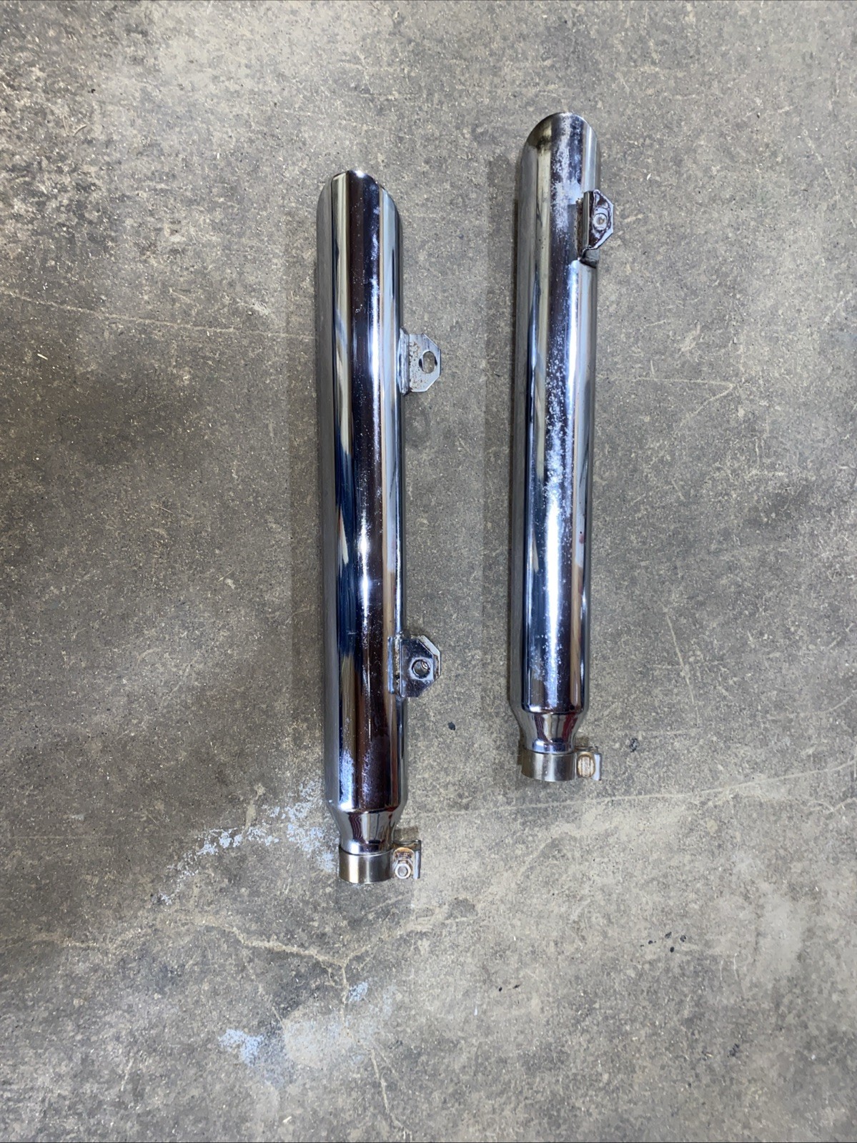 Slip On Slash Cut Mufflers Harley-Davidson Dyna Fat Bob 2008-2015