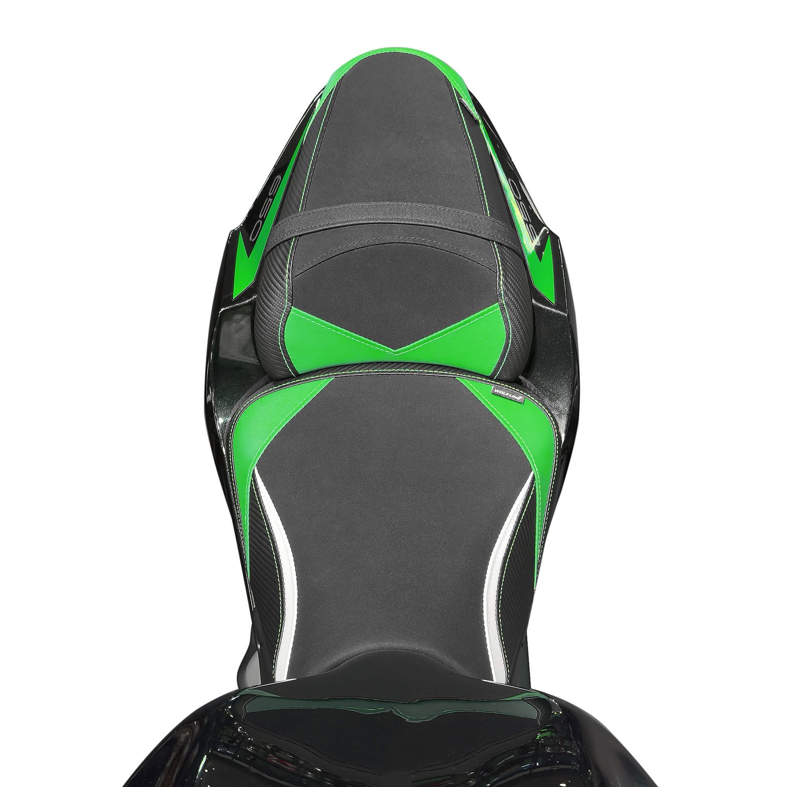 WOLFLINE Rider Seat Cushion for Kawasaki Ninja 650 & Z650 2017-2025 Comfort Ride