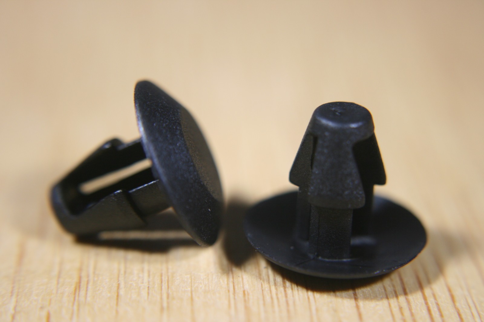 10x Motor Bike Fairing Panel Push Rivet Fastener Clips Black