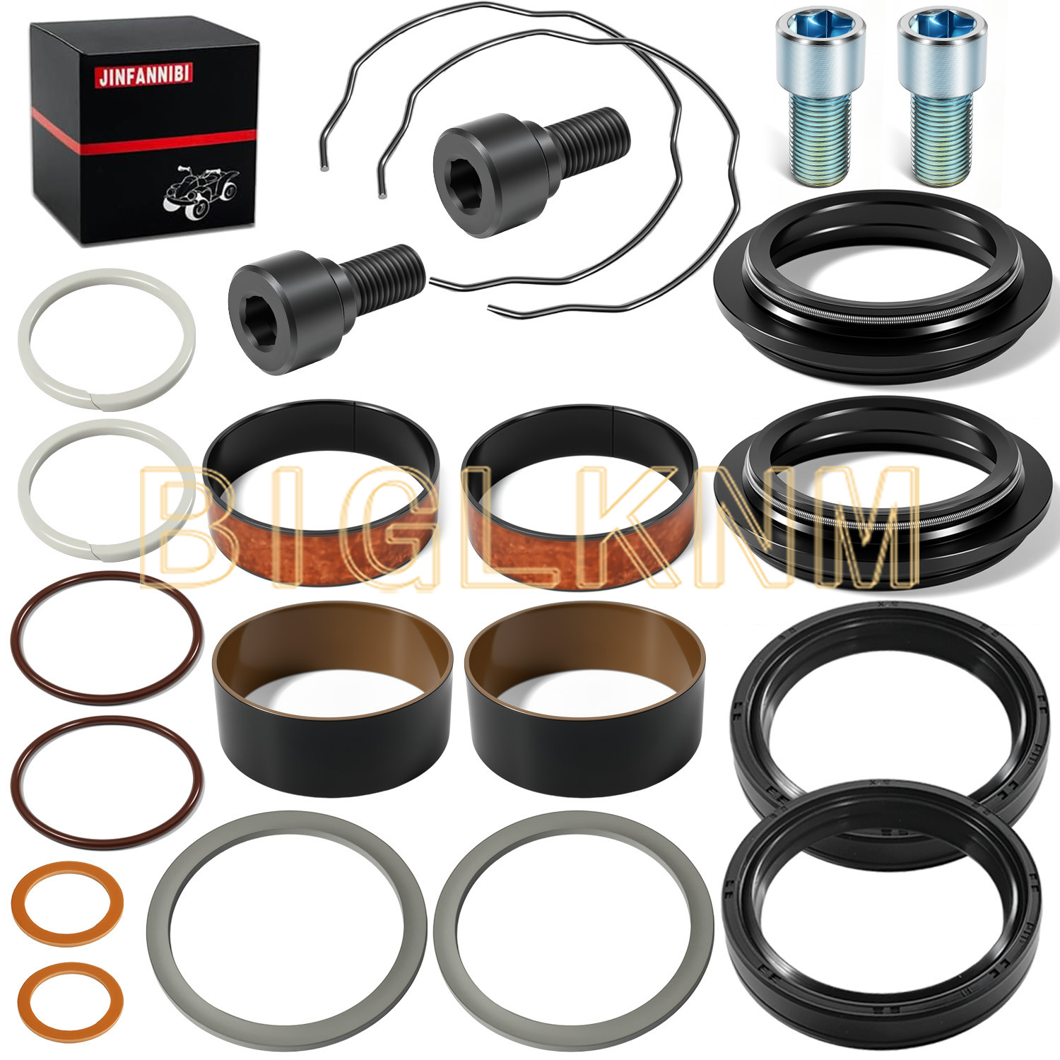 Front End Fork Leg Rebuild Seal Boot Kit 49mm For Harley Sportster XL1200X 16-18
