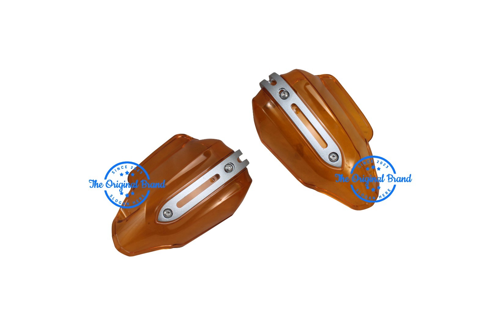 Fit For Universal Motorcycle “Orange Hand Guard With Aluminum Support”