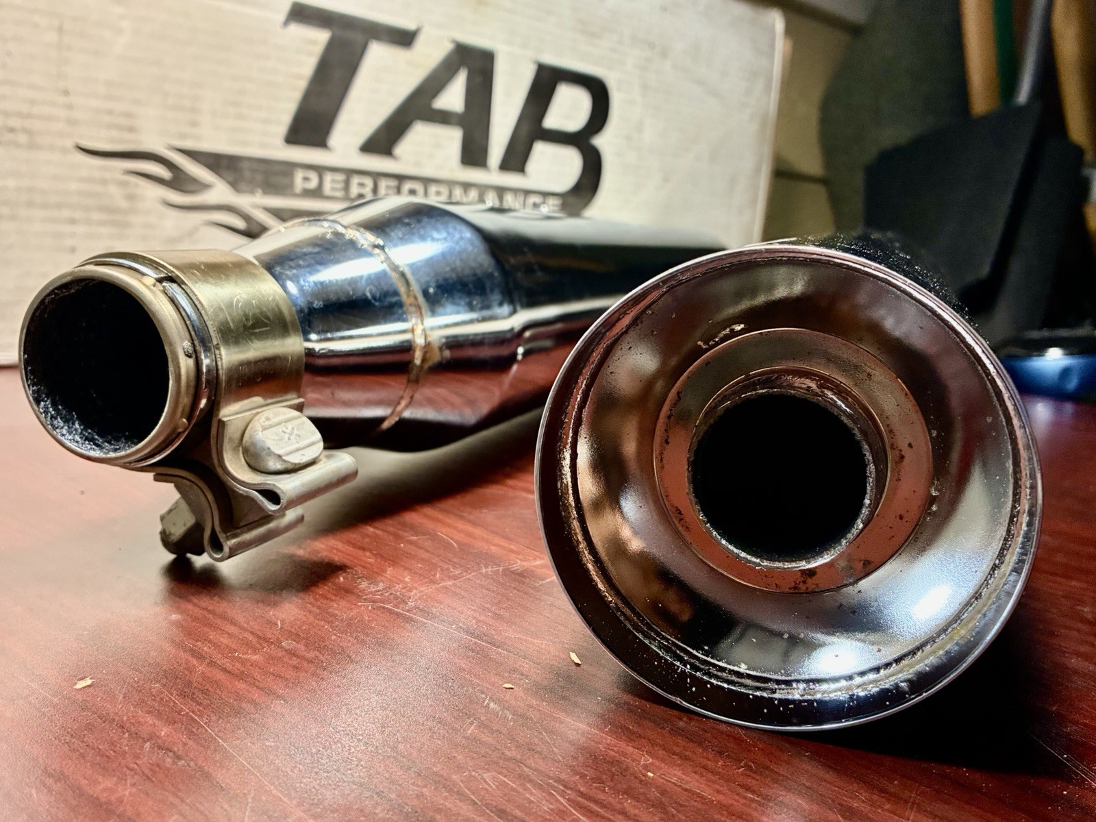 Tab Exhausts Harley Davidson Slip On Exhaust Baffle Chrome Performance Tail Pipe