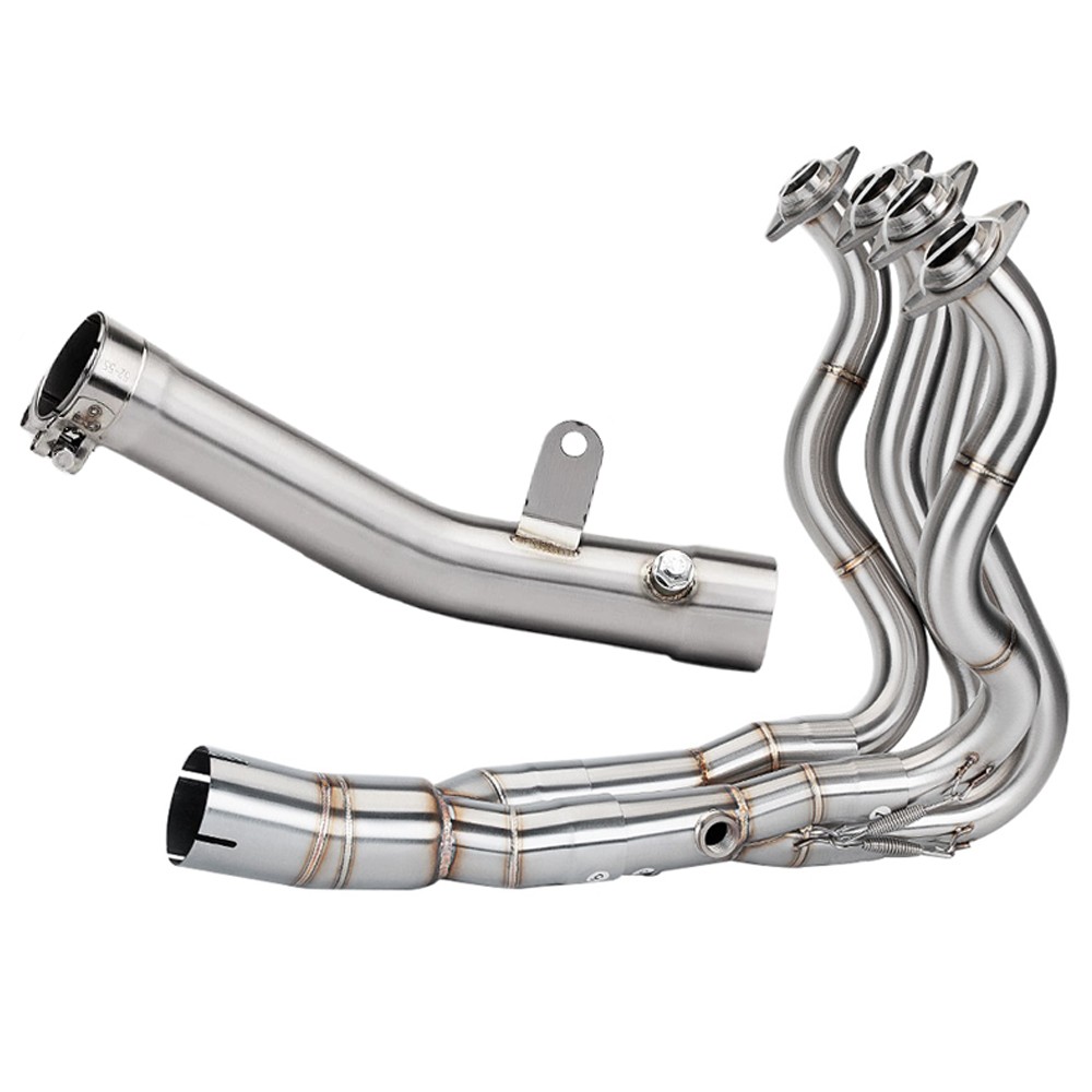 For Kawasaki Ninja ZX6R 2009-2022 Full System Header Exhaust Front Mid Link Pipe