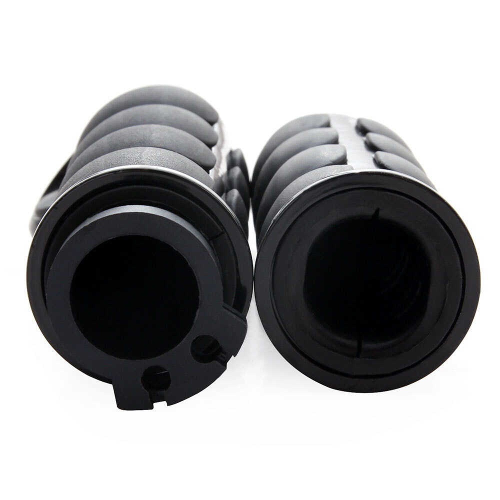 Black Motorcycle 1″ INCH Hand Grips Handlebar w/ Throttle For Harley Dyna Yamaha