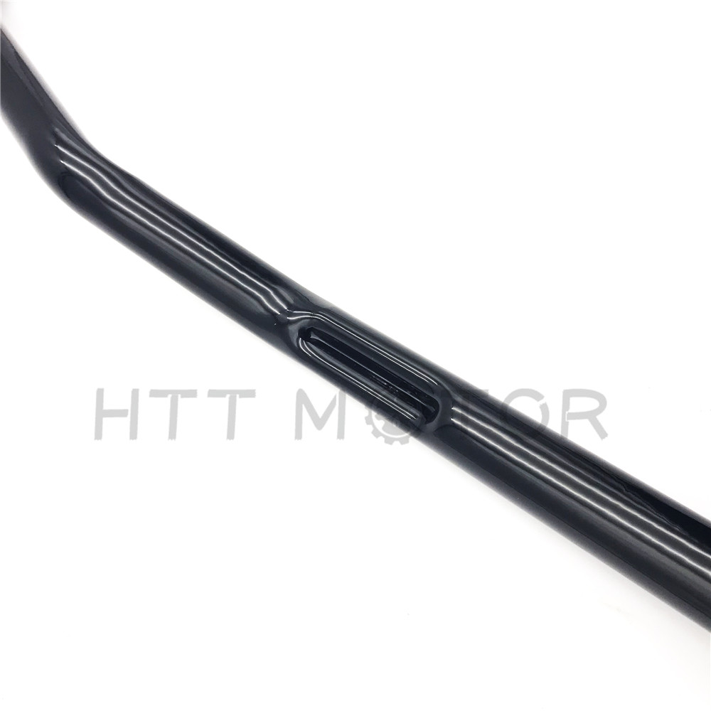 1″ Black Tracker Bars Handlebars Dimpled for Harley Dyna Sportster