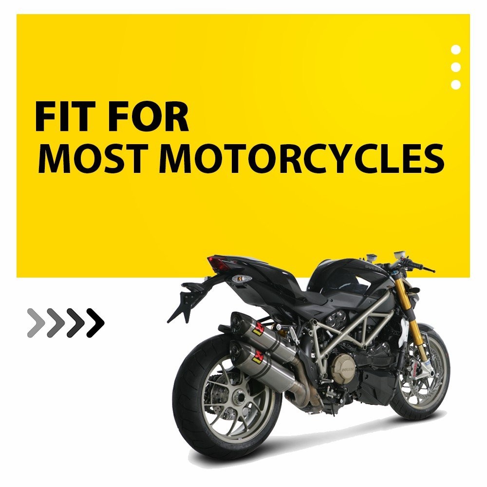 Adjustable Windshield Motorcycle Clip On Extension Spoiler Deflector Wind Smoke