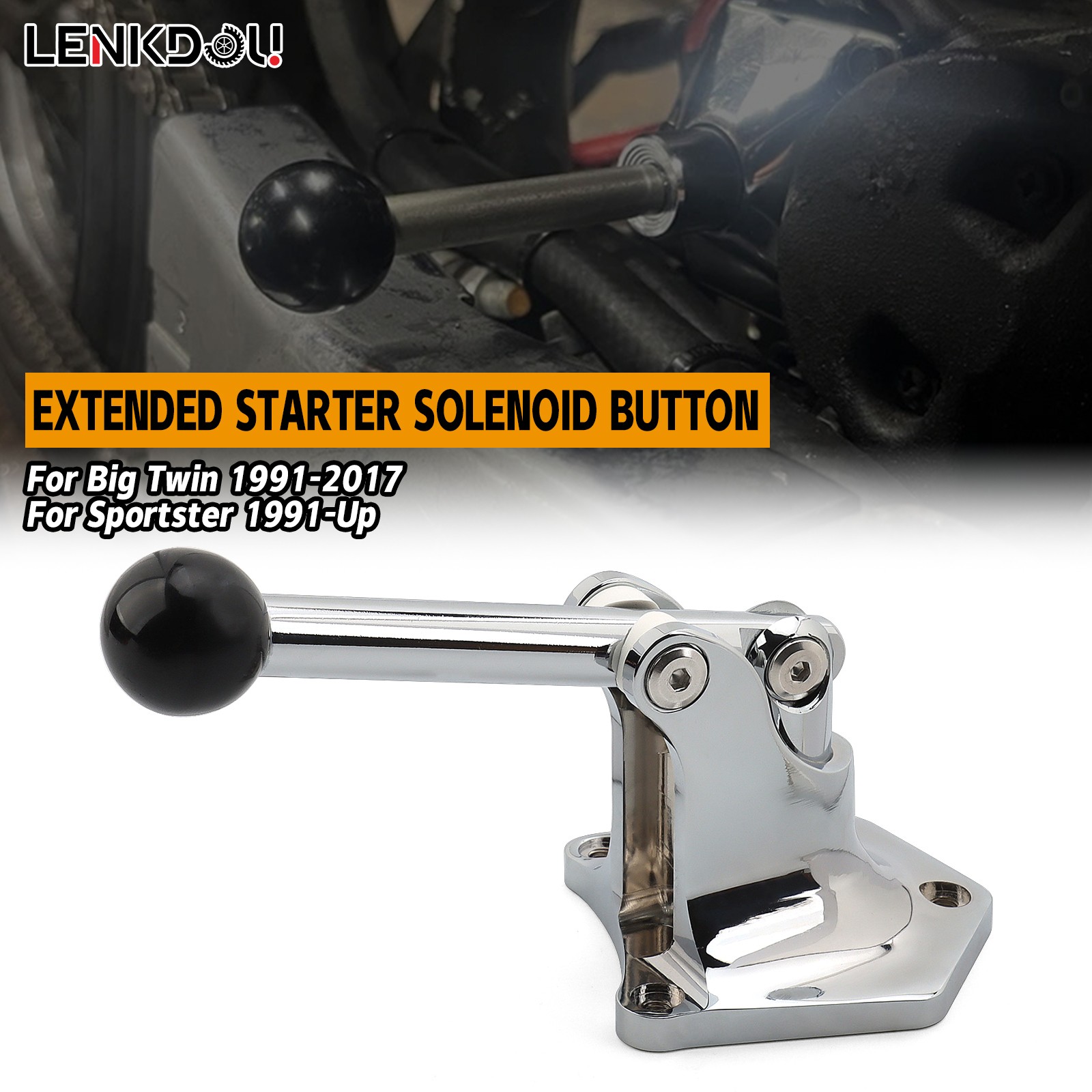 Quick Stick Start Lever Replace For Harley Big Twin 1991-2017 Sportster XL 1991+