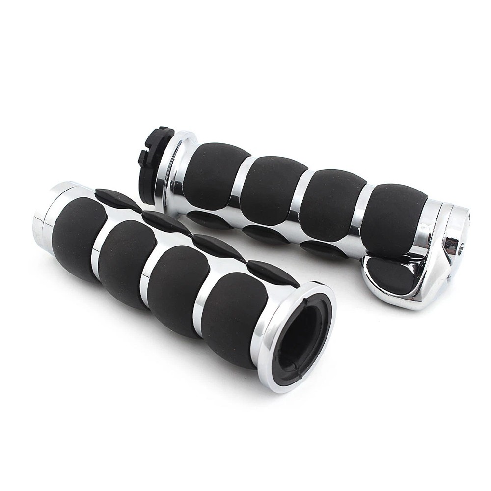 1″ Inch Motorcycle Handle Bar Hand Grips For Harley Honda Yamaha Kawasaki US