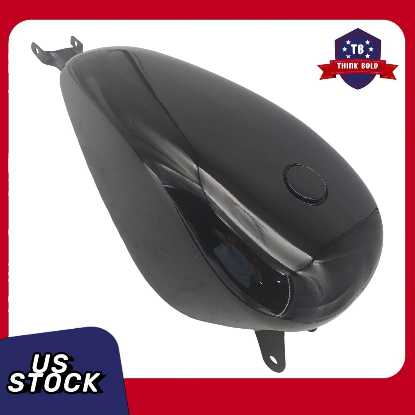 Fit For Harley Sportster 883 XL 1200 04-2006 Vivid Black 3.7gal. Gas Fuel Tank