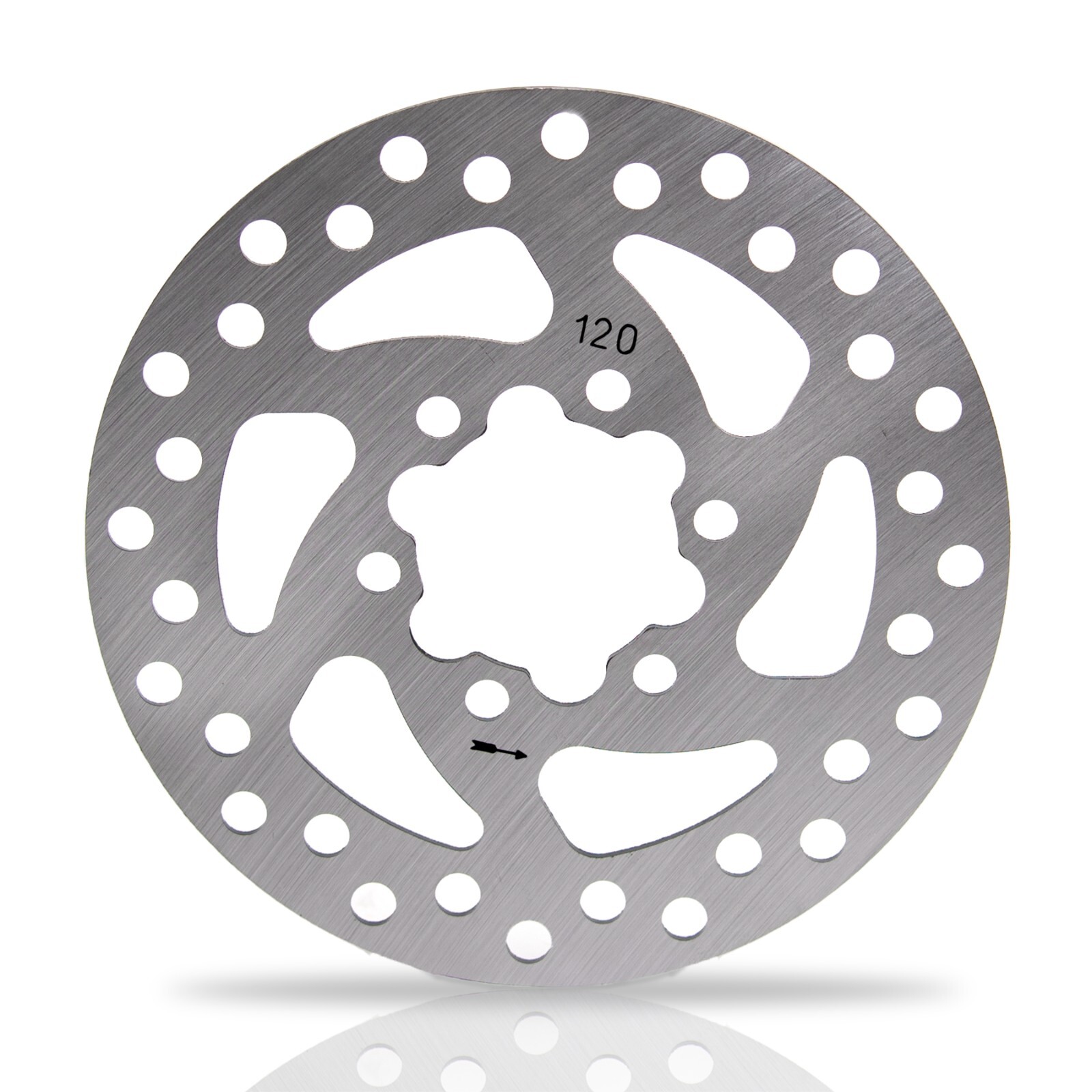 120mm Brake Disc Rotor & 6 Bolt fit vsett 8 zero 8 Electric Scooter 2 PCS