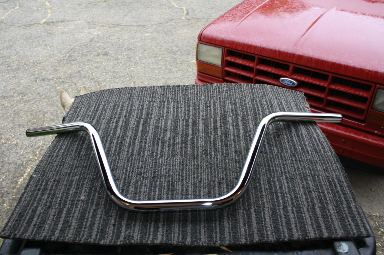 7″ MINI Apehangers CHROME 7/8″ mini apes ape hanger bars 22mm Handlebars bobber
