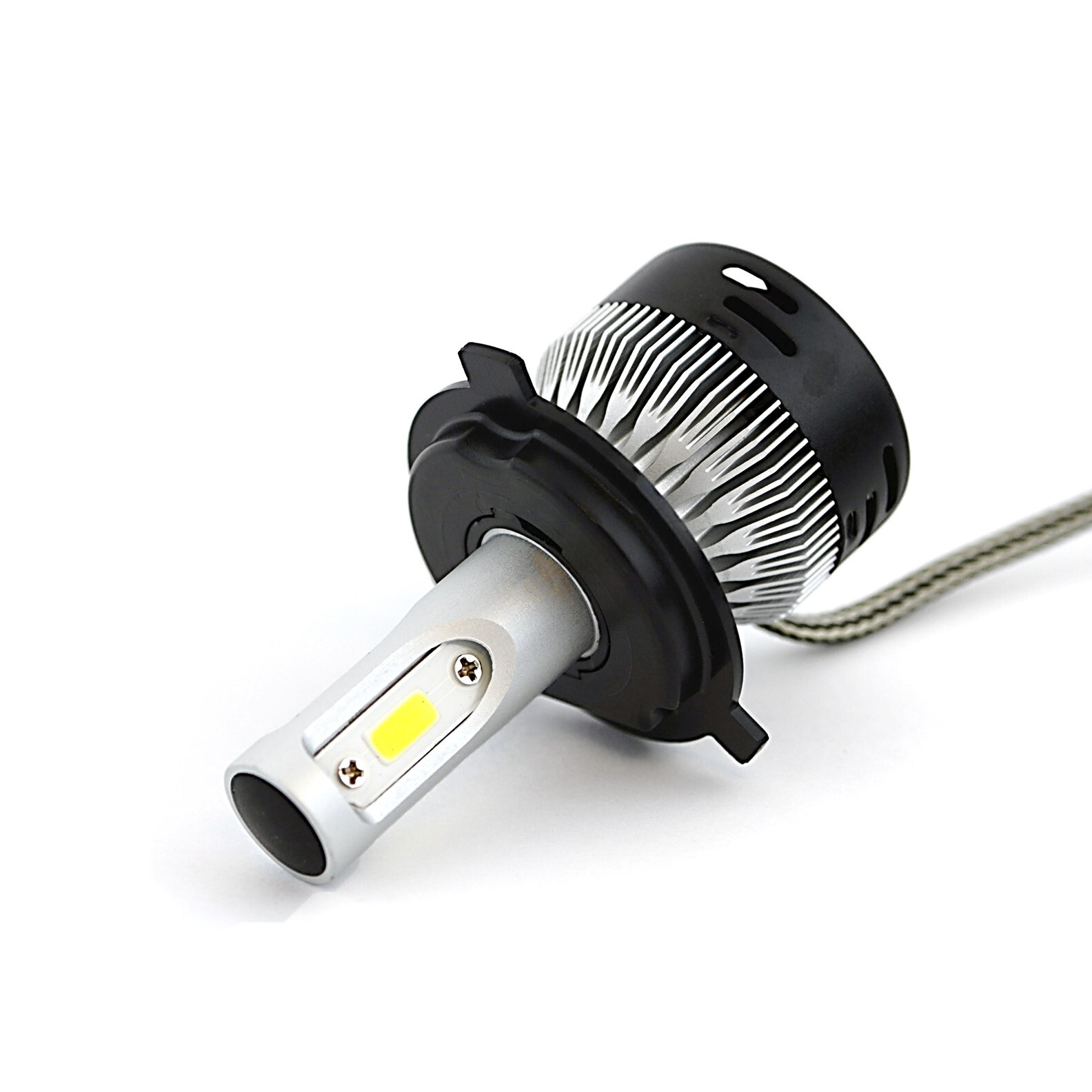 6V 6500k SMD 360° LED White Motorcycle 5.75″ H4 Headlight Hi/Low Light Bulb Each
