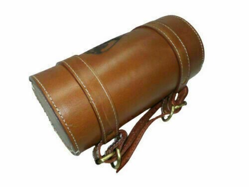 Fits Indian Chief Motorcycles – New Pure Leather Engraved Tool Bag in Tan Color