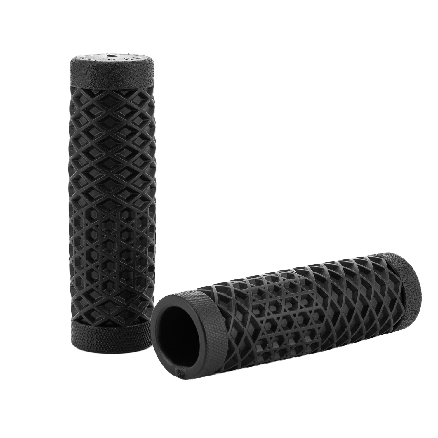 NEW 1″ 25mm Motorcycle Handlebar Rubber Hand Grips For Harley Bobber Chopper