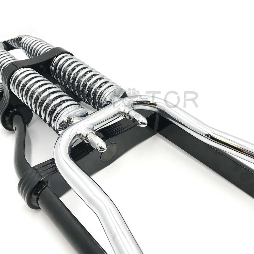 Springer Front End -4″ Under Black For Harley sportster bobber chopper dna