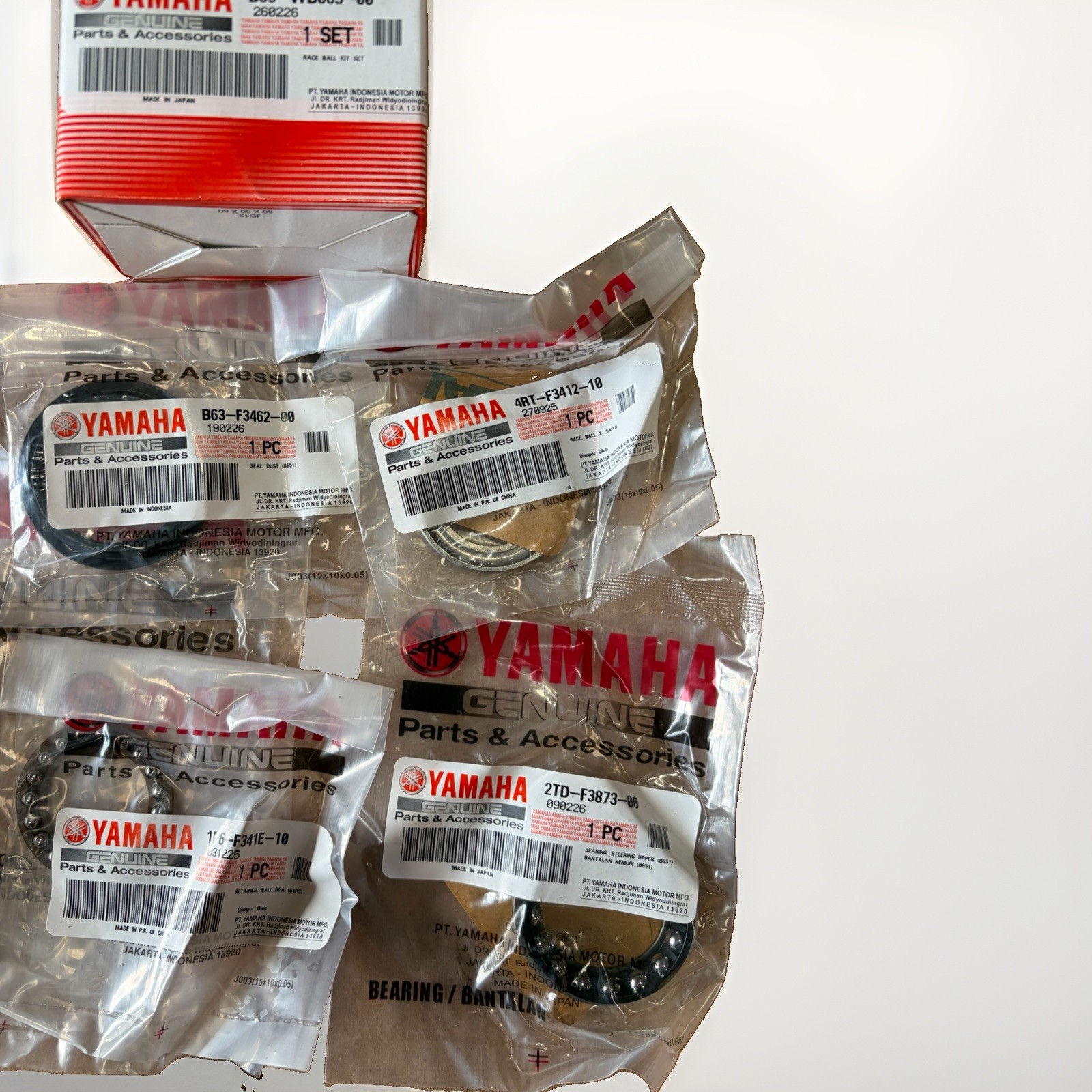BRAND NEW YAMAHA NMAX GPD125 2014 – 2024 STEERING HEAD RACE BEARING SET