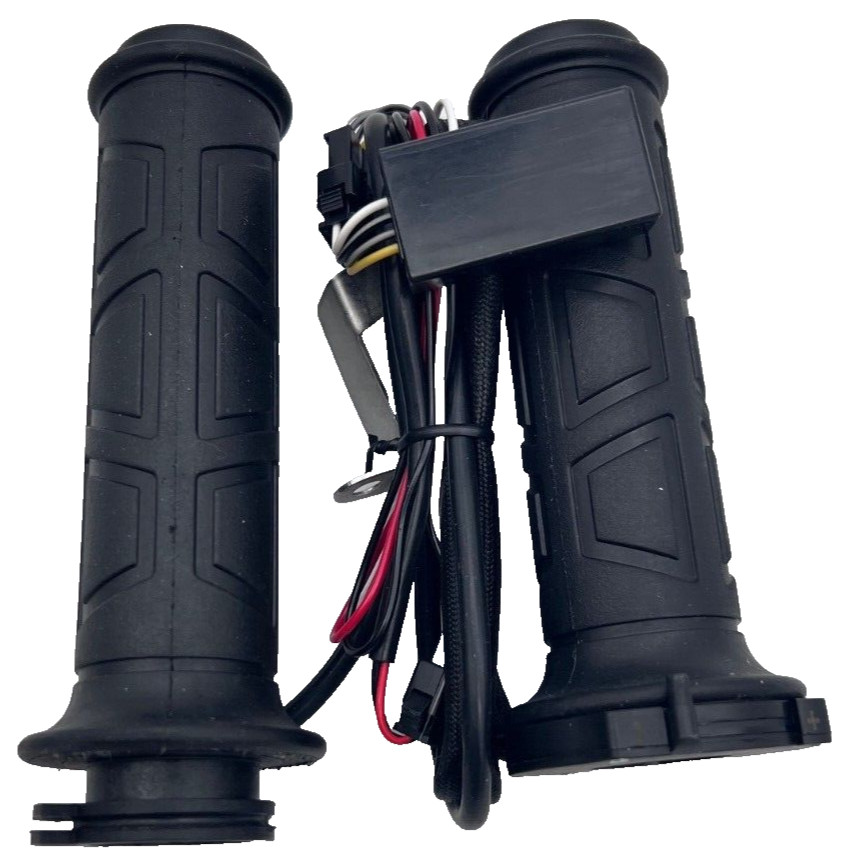 Motorcycle Heated Grips With Throttle 4 Temperature Settings No Instructions