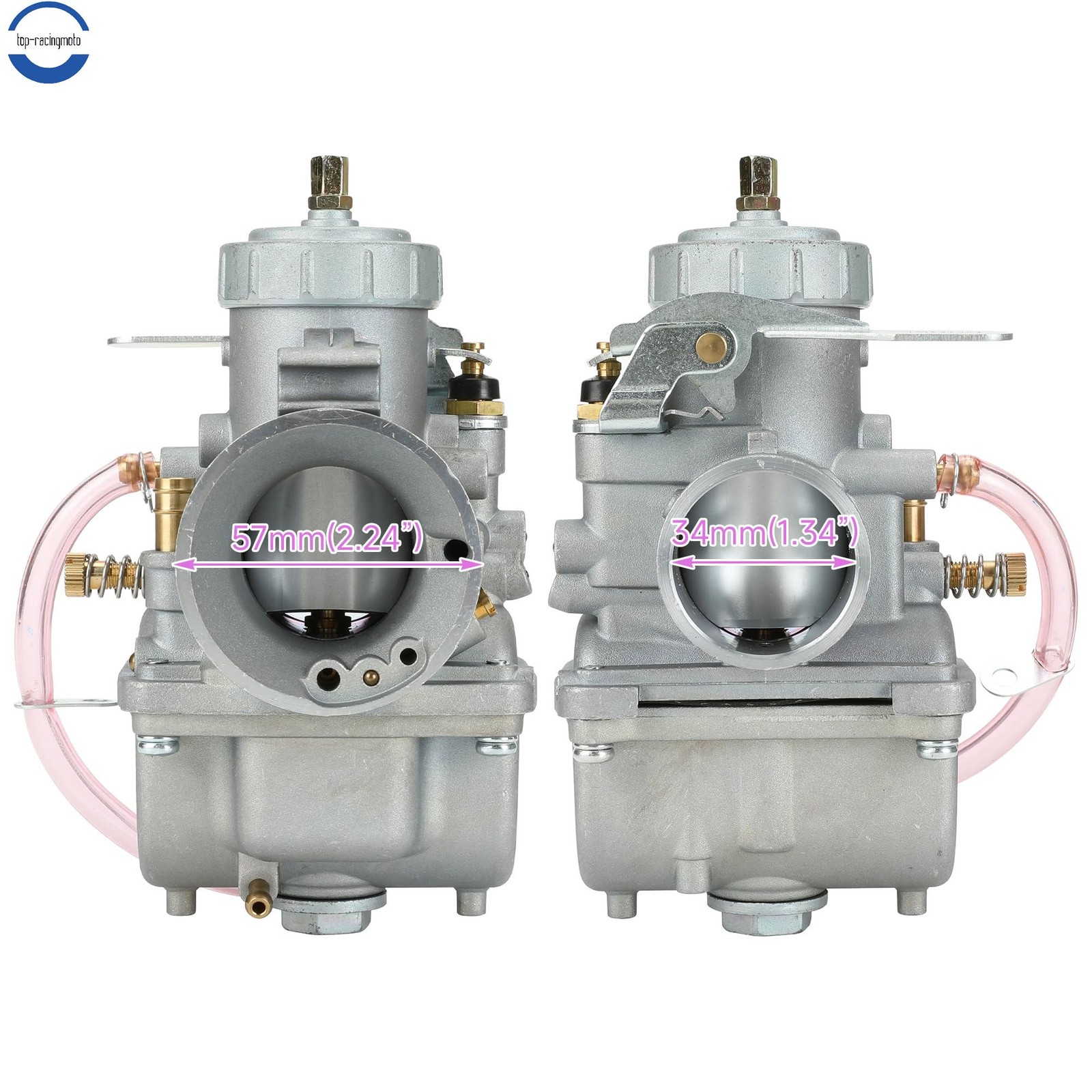 2PCS VM34 Carburetor For Yamaha XS1 XS2 XS650 XS650S XS650S2 TZ350 Heritage Carb