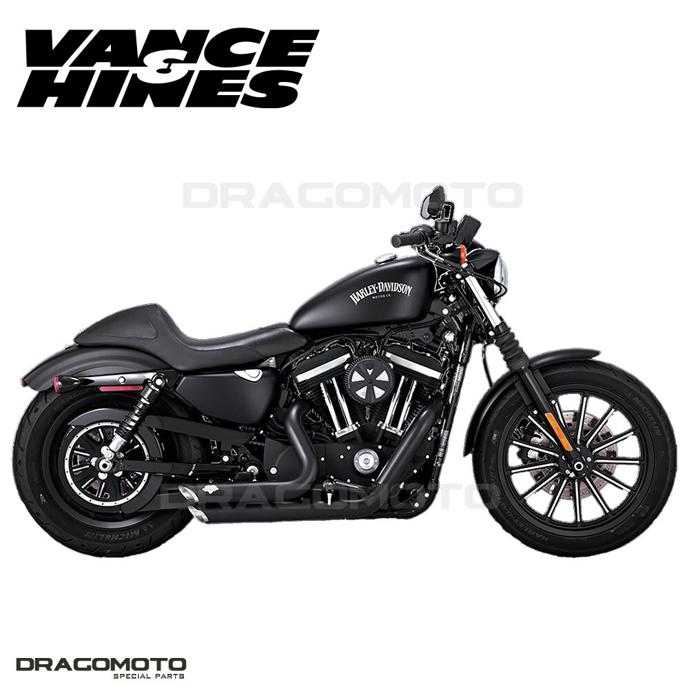Harley XL 883 N ABS Iron 2014-2017 Shortshots Full exhaust Vance&Hines 47329 …