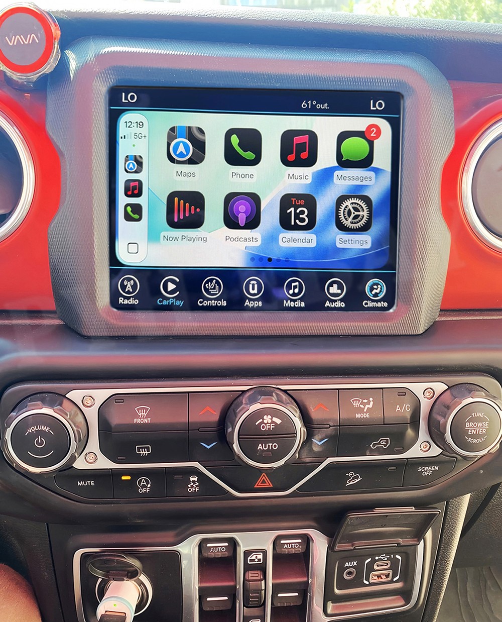 For Jeep Wrangler Rubicon Sahara 2015-2021 Android15 Carplay Radio Stereo GPS BT