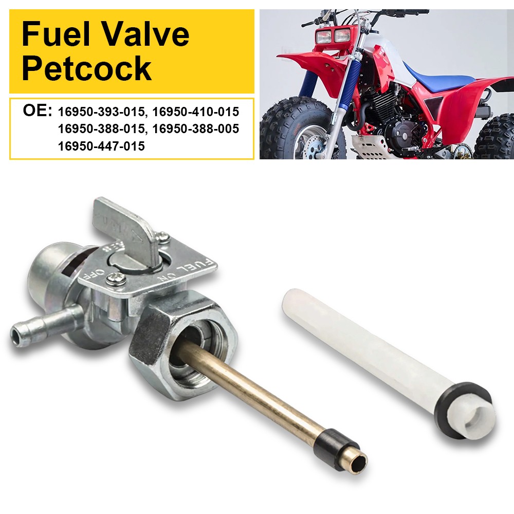 Fuel Valve Petcock For 1985-1986 ATC350X 1985 1986-1987 Honda ATC250SX USA