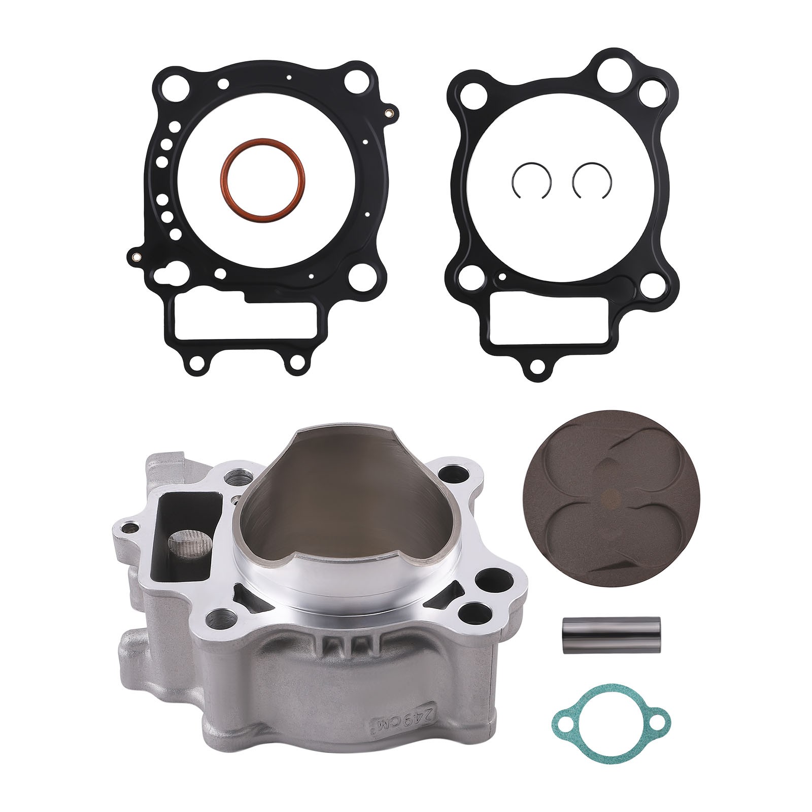 Piston Ring Cylinder Kit for Honda CRF250R 04-09 CRF250X 04-17 w/ Gaskets Set