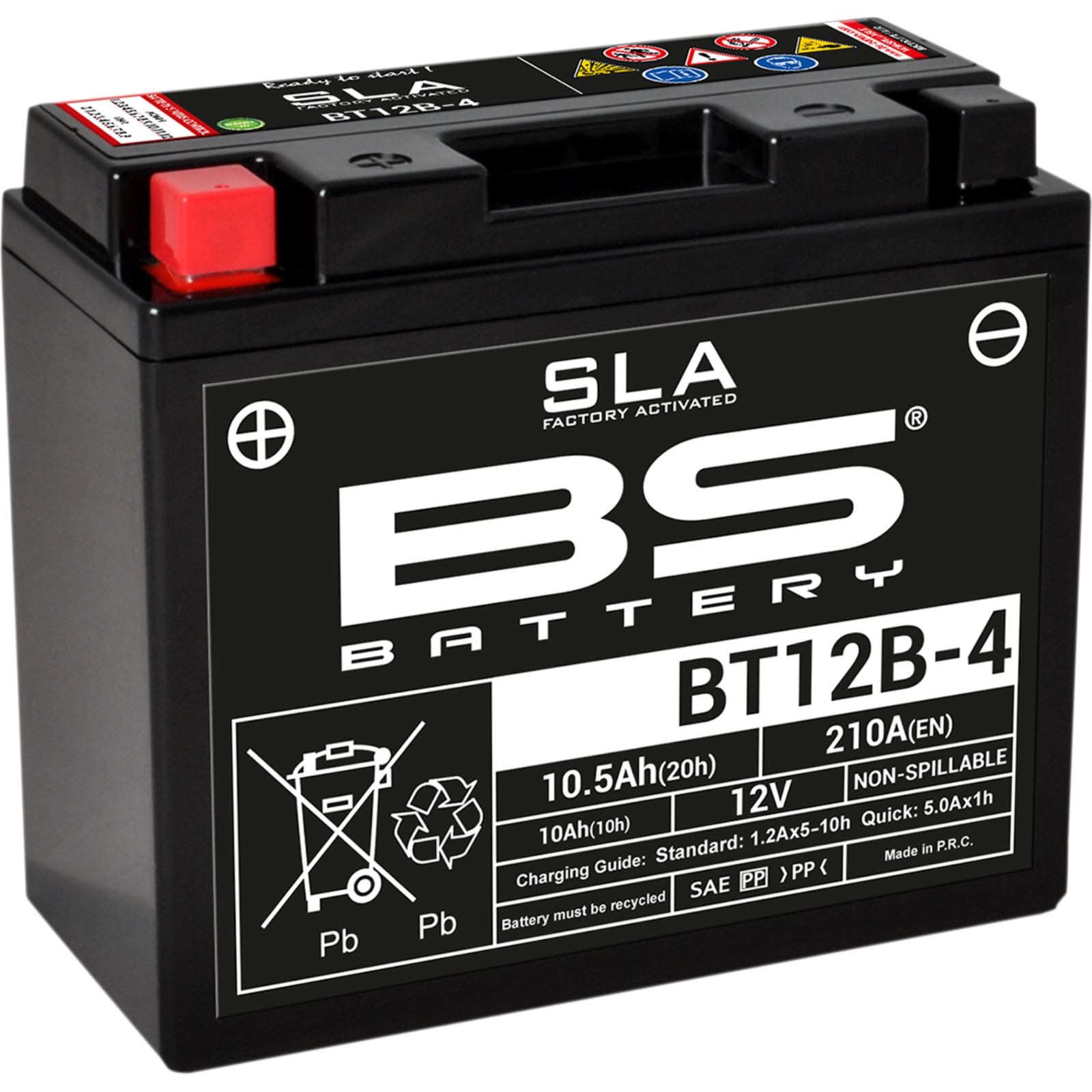 BS Battery Battery – 12V – 10ah – BT12B-4 (YT) 300643