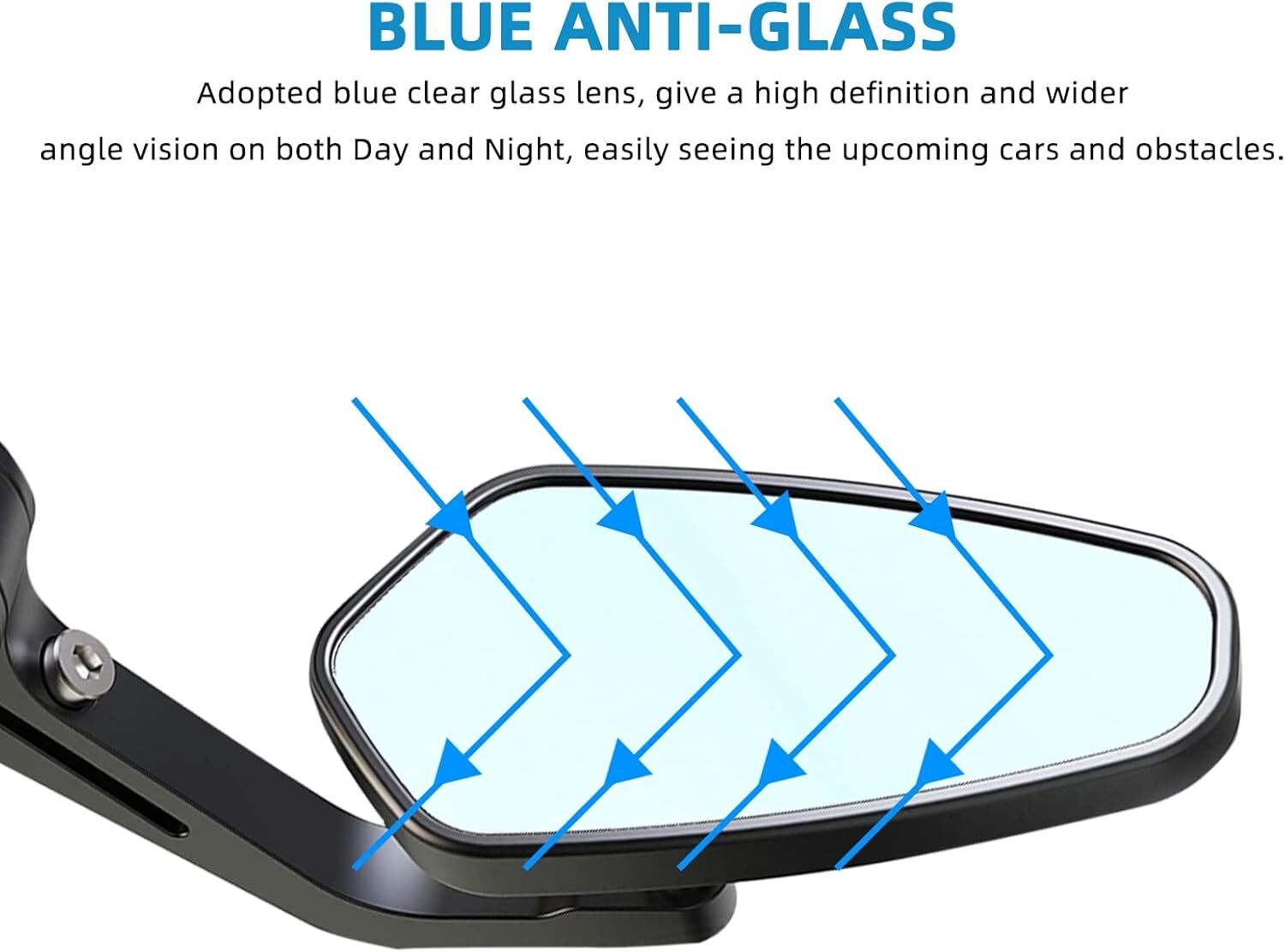 7/8″ 22mm Handlebar Bar End Rearview Mirrors For Can Am Ryker 600 900 Ace Rally