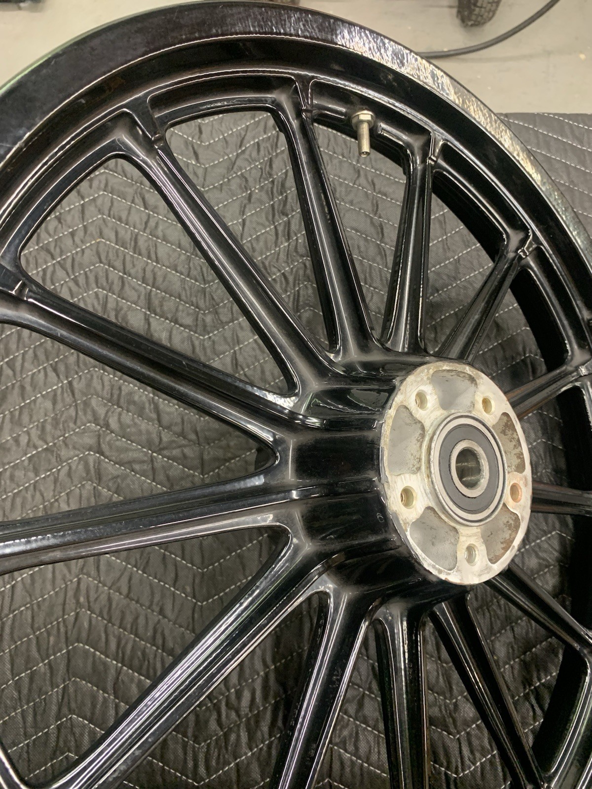 Harley Davidson 19” 13 Spoke Mag Wheel 2000-later Gloss Black Powder Coat