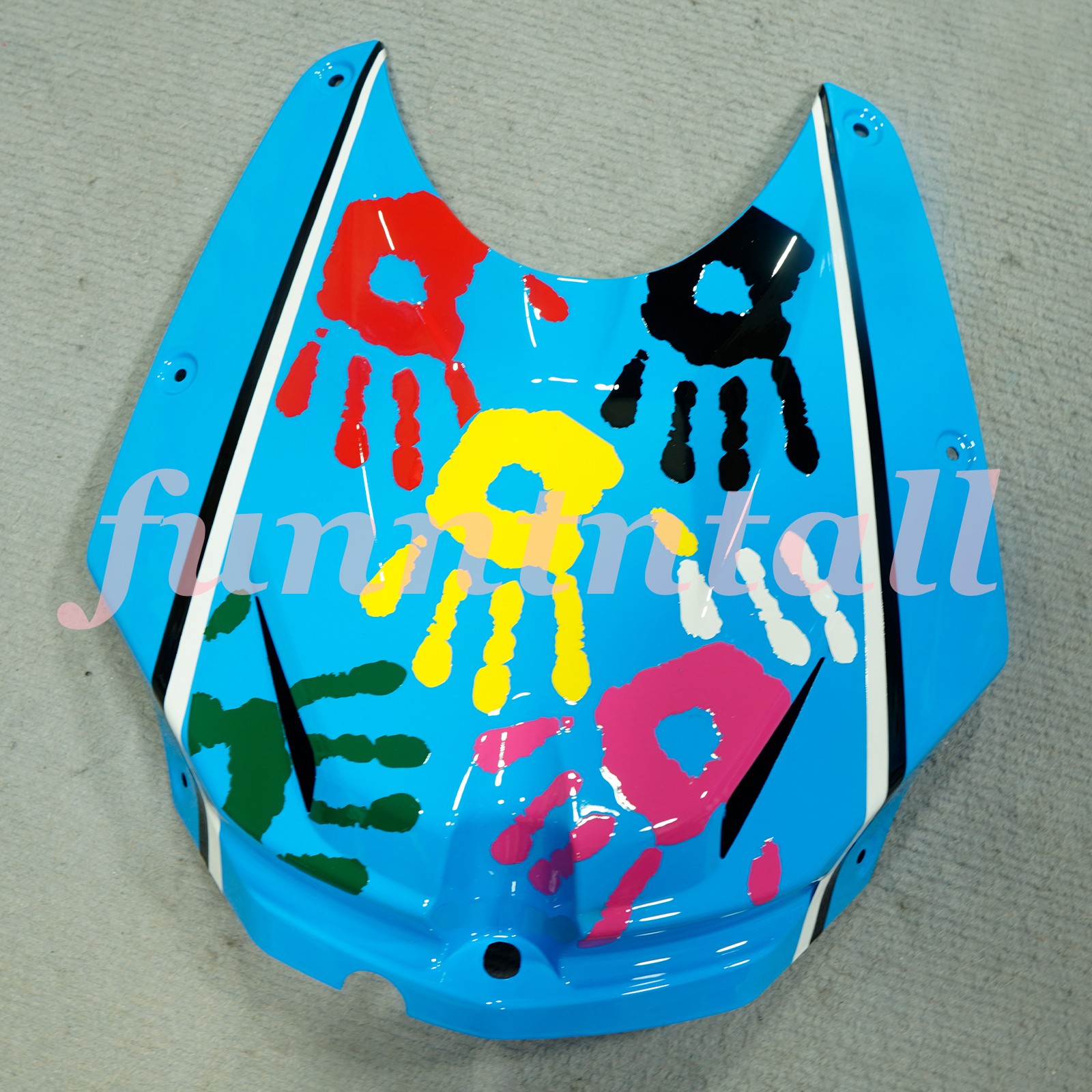 Blue Shark Teeth Painted Fairing Kit For BMW S1000RR 2009 -2014 ABS Bodywork Set