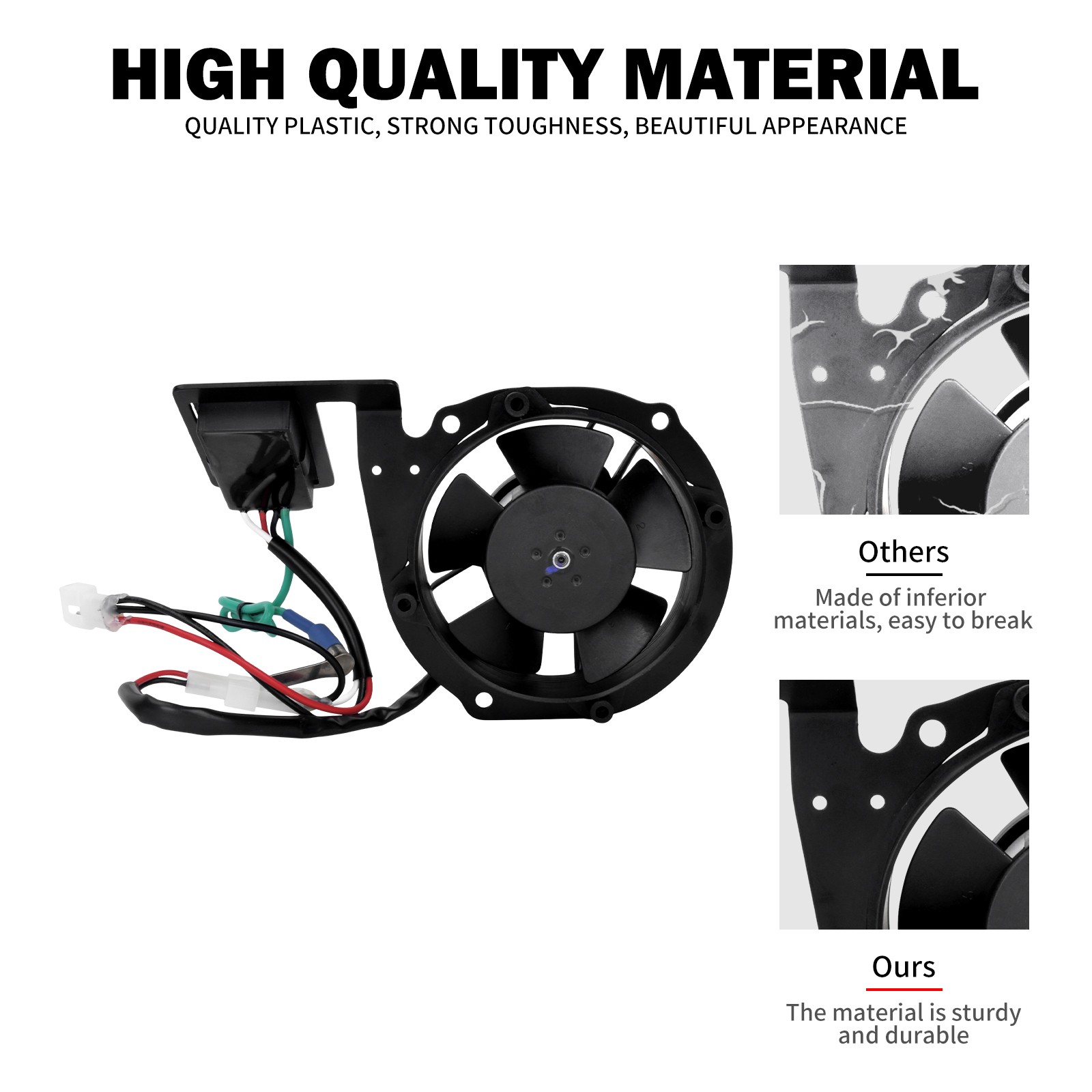Trail Tech Radiator Cooling Fan Kits Black For Honda CRF250X CRF450X 2004-2017