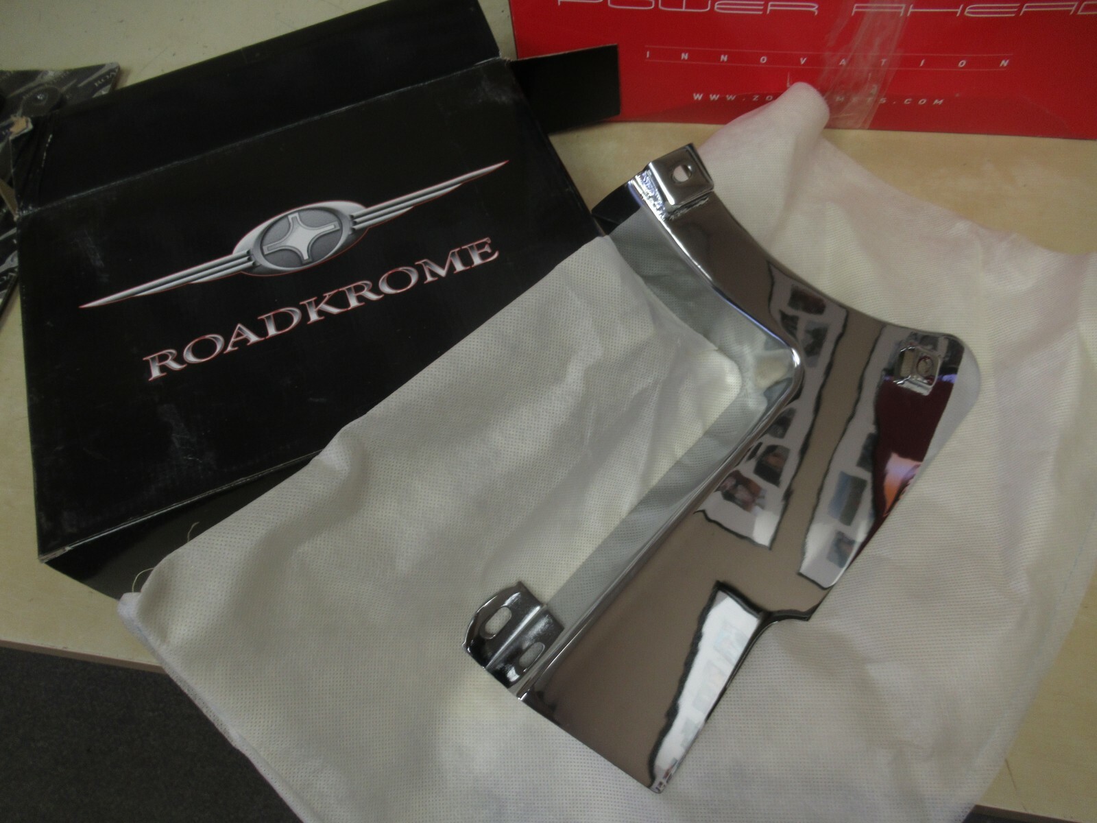 ROADKROME CHROME STEEL LOWER BELT GUARD – YAMAHA ROADSTAR 1600 + 1700 1999-2014