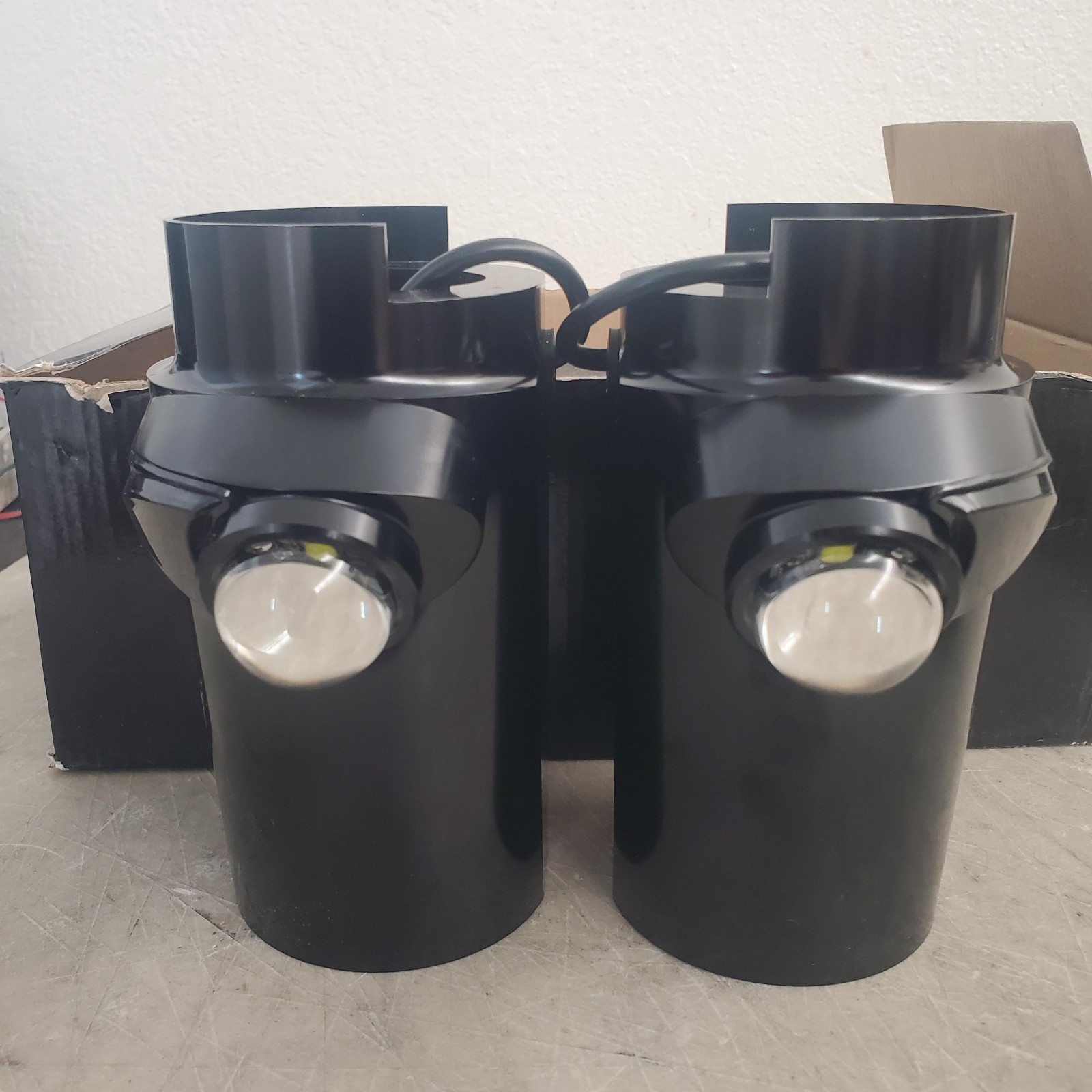 Geezer Engineering Cowbells W/Led Lights & Turn Signals, 14-Up Harley Touring