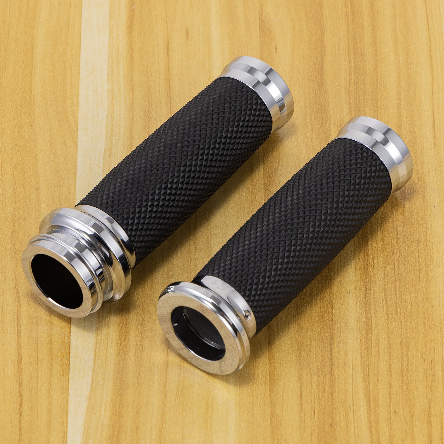 1″ Inch Motorcycle Handle Bar Hand Grips For Harley Honda Yamaha Kawasaki Jkzoab