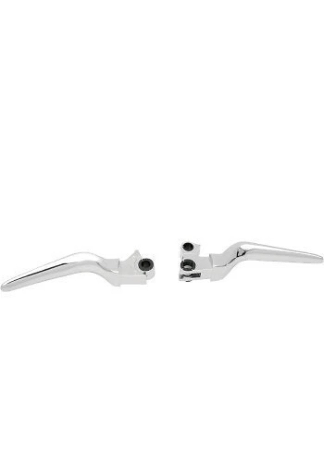 Drag Specialties 0610-0210 Chrome Smooth Clutch Brake Lever Set for Harley 96-17