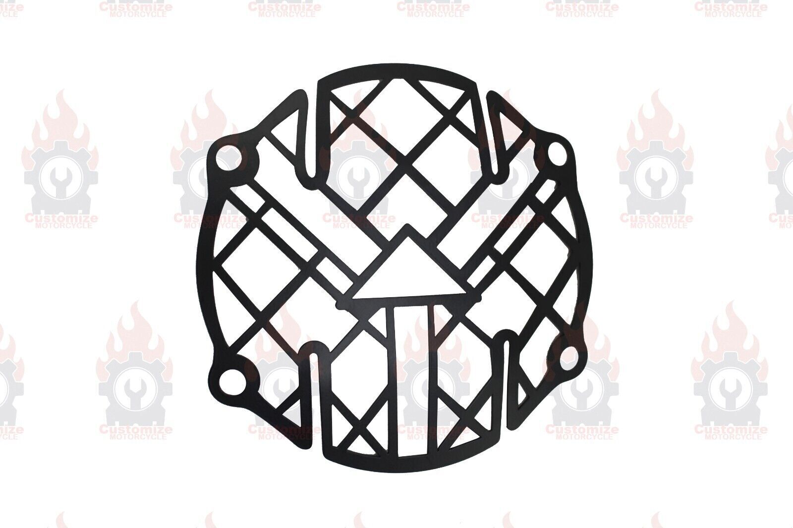 SS Rust Proof Arrow Headlight Grill Fit For Royal Enfield Super Meteor 650