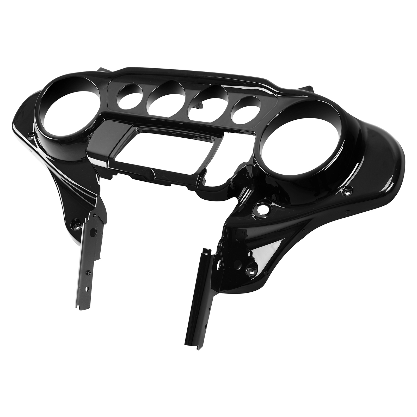 Vivid Black Batwing Inner Fairing Fit For Harley Touring Street Glide 2014-2024