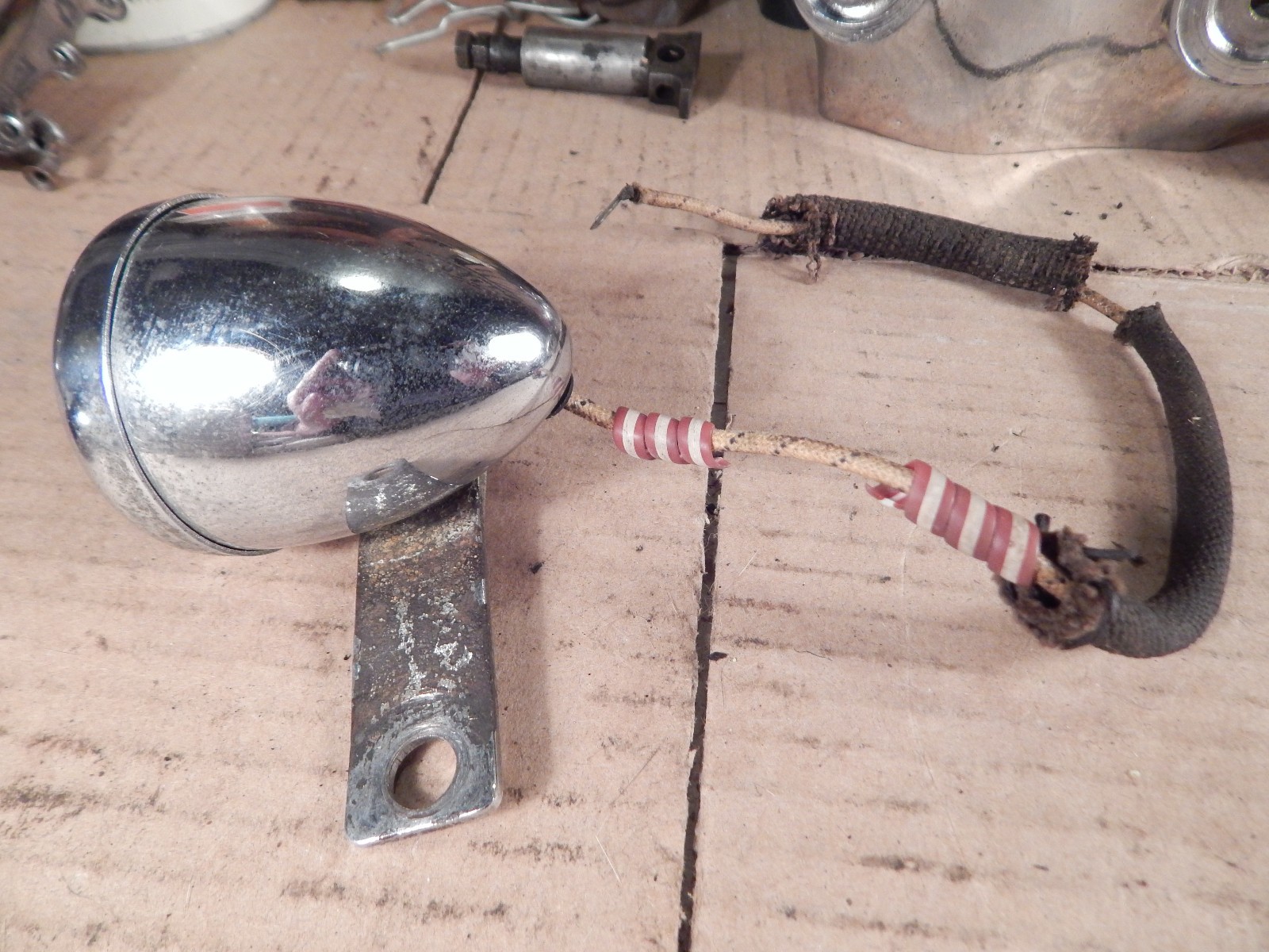 6volt works Harley PH-7 Guide DH-49 Marker light panhead flathead G WL EL FL