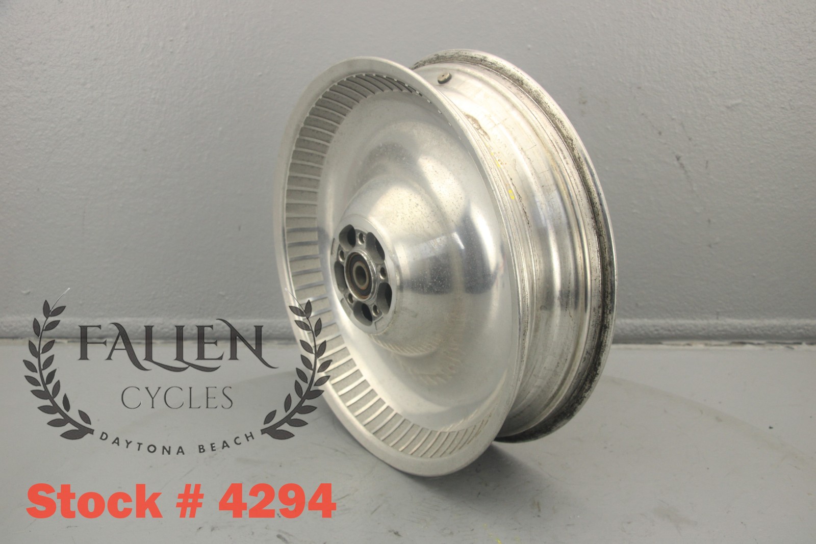 2006 Harley Softail Deuce 17″ x 4.5″ Back Rear Wheel Rim 3/4″ DISK #4294