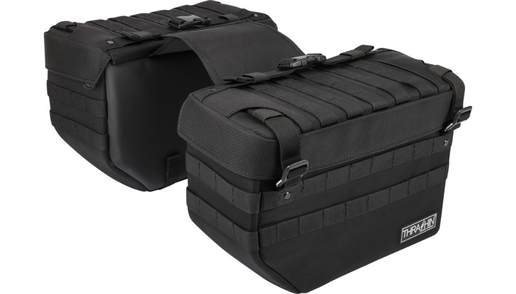 Thrashin Supply Company TSB-0008 Expedition Saddlebag – Black