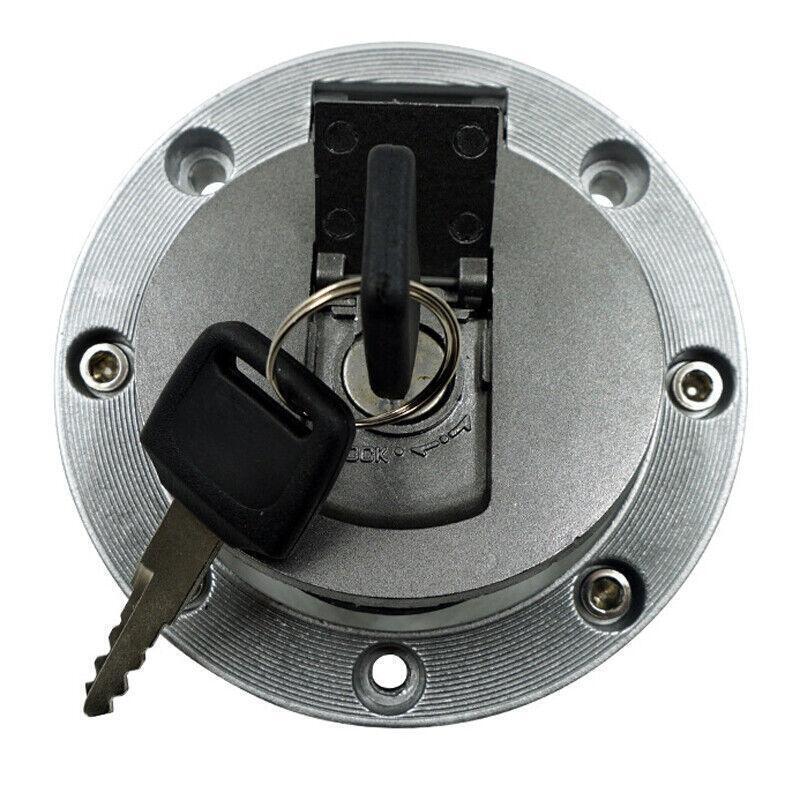 Motorcycle Universal Bike Gas Cap Fuel Tank Modified Cover Lock with 2 Keys Kit