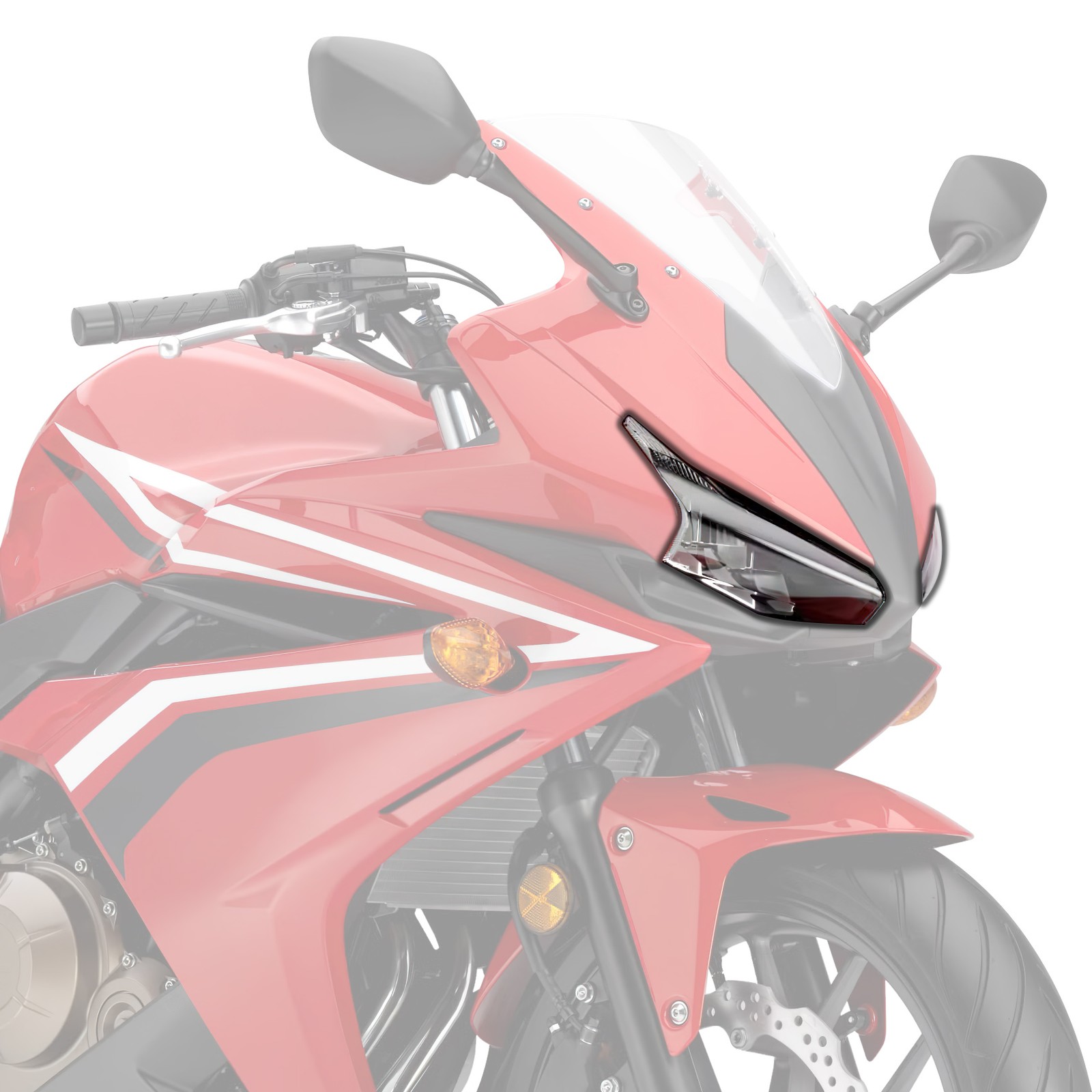 LED Front Headlight Lamp Assembly Fit For Honda CBR650R 2019-2023 CBR500R 16-23