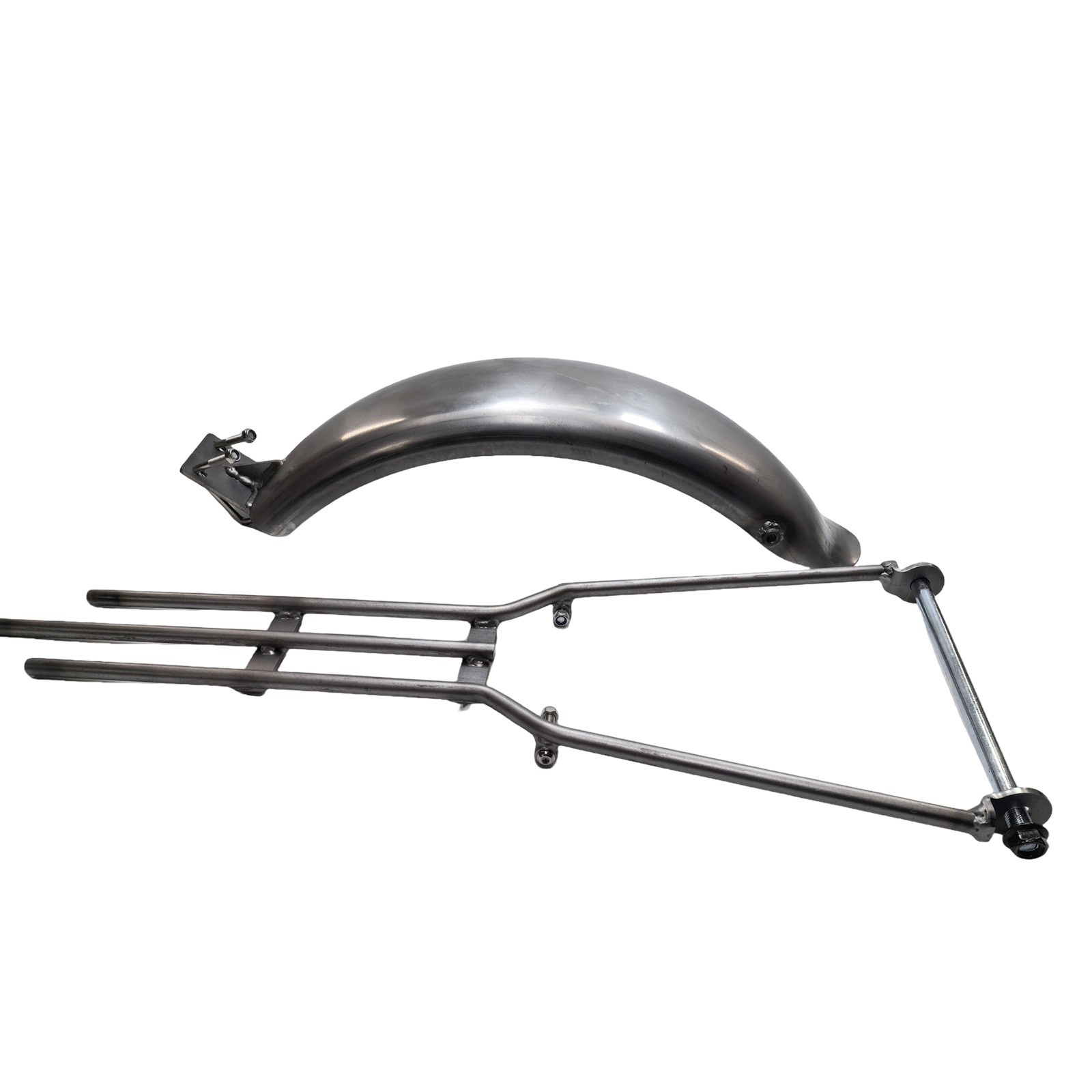 Unpainted Silver Rear Fender Mudguard Guard With Bracket Fit For YAMAHA XV250