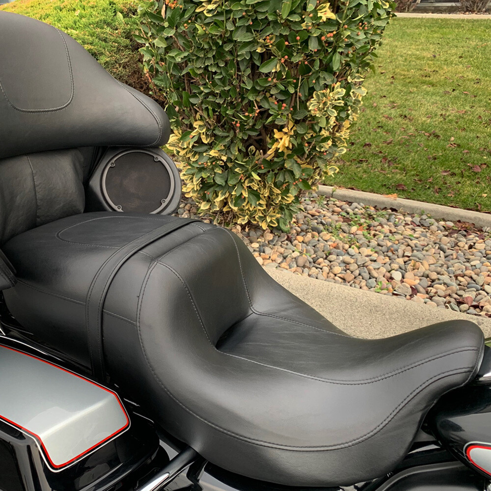 For 2008+ Harley Electra Glide Ultra Limited Rider & Driver Passenger Seat 2-Up