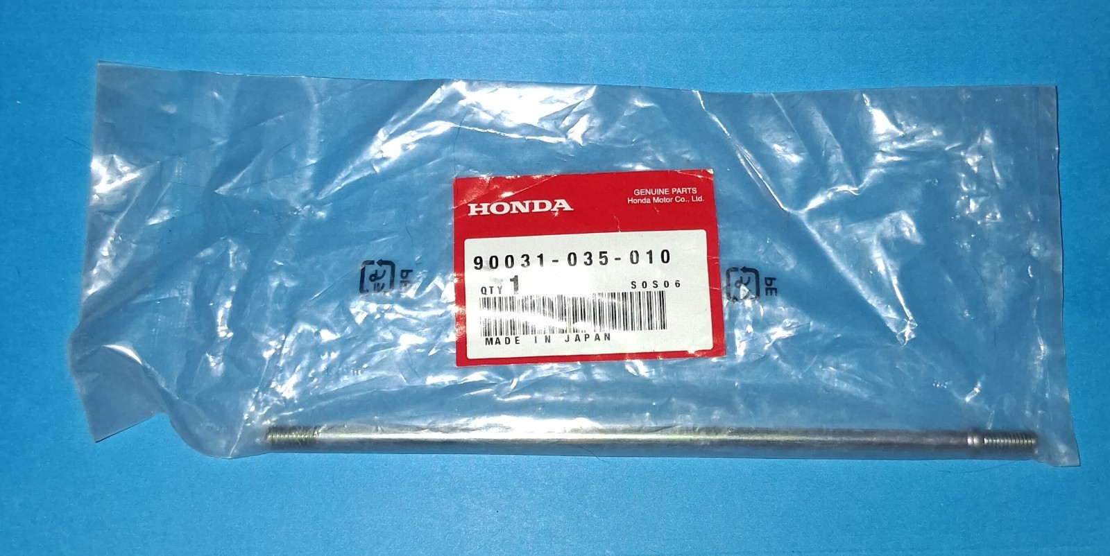 HONDA, OEM, 90031-035-010, BOLT A, CYLINDER STUD, 196MM, GX200, NEW