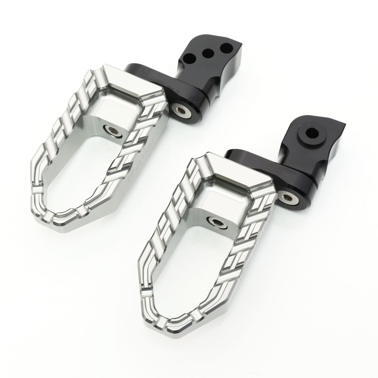 BUZZ 1.5 inch Lower Rear Foot Pegs Titanium For HONDA CB1100 13 14 15 16