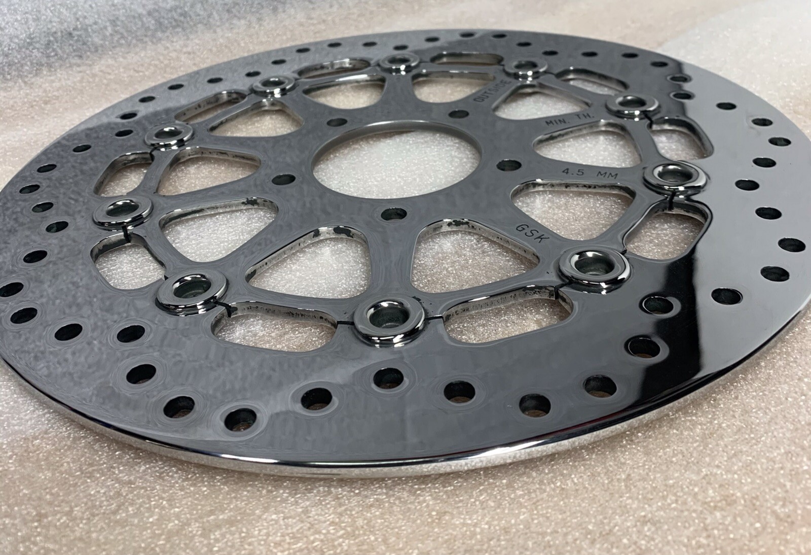 INDIAN 2020 SCOUT 1200 SCOUT SIXTY POLISH FRONT OR REAR ROTOR OEM (EXCHANGE)