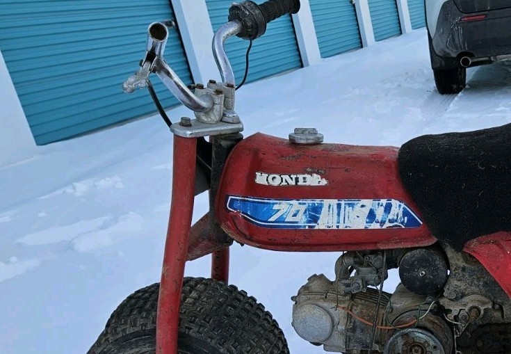 1982 82 Honda ATC 70 OEM Gas Fuel Tank and Cap