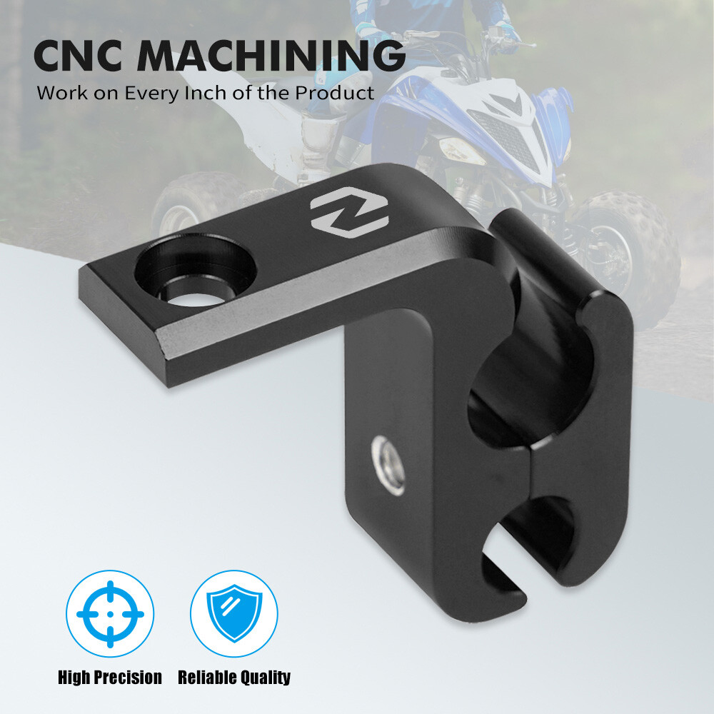 Aluminum Dual Brake Line Cable Clamp Holder For Yamaha Raptor 700 700R SE 2014+